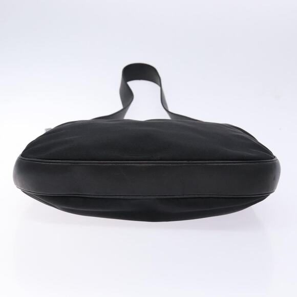 GUCCI Shoulder Bag Nylon Leather Black Silver 001 001 - Picture 9 of 12